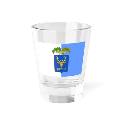 Flag of the Province of Brindisi (Italy) Shot Glass 1.5oz 1.5oz - Go Mug Yourself