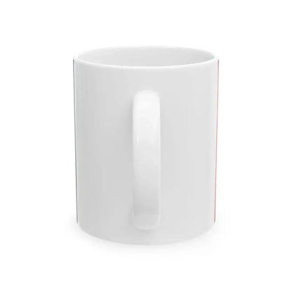 Flag of the Province of Cagliari (Italy) White Coffee Mug - Go Mug Yourself