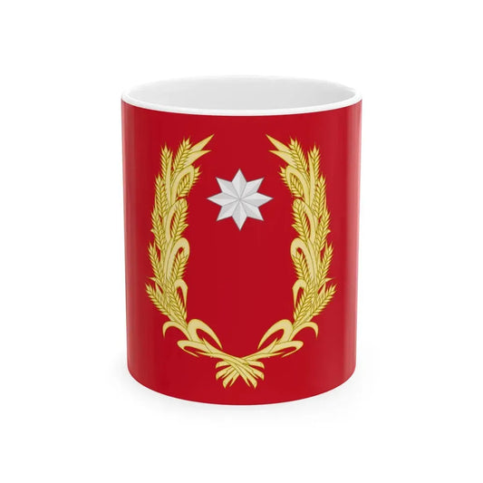 Flag of the province of Campobasso (Italy) White Coffee Mug 11oz - Go Mug Yourself
