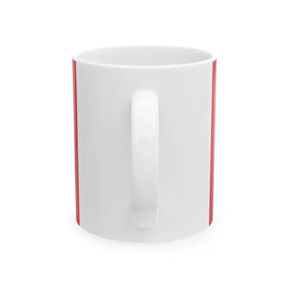 Flag of the province of Campobasso (Italy) White Coffee Mug - Go Mug Yourself