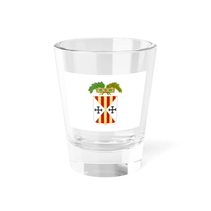 Flag of the Province of Catanzaro (Italy) Shot Glass 1.5oz 1.5oz - Go Mug Yourself