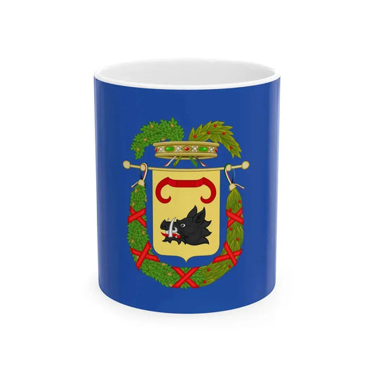 Flag of the province of Chieti Variant (Italy) White Coffee Mug 11oz - Go Mug Yourself