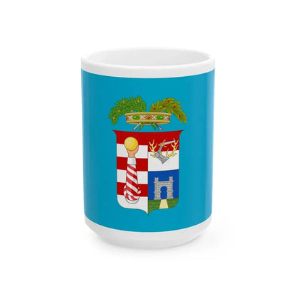 Flag of the Province of Cremona (Italy) White Coffee Mug 15oz - Go Mug Yourself