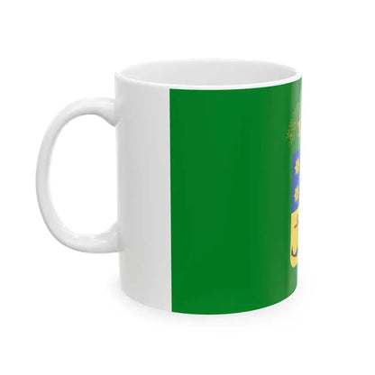 Flag of the Province of Crotone (Italy) White Coffee Mug - Go Mug Yourself