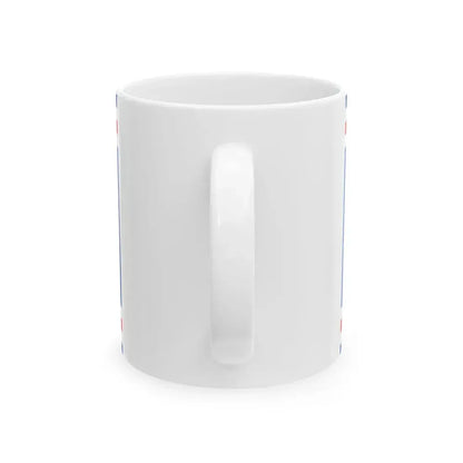 Flag of the Province of Cuneo Variant (Italy) White Coffee Mug - Go Mug Yourself