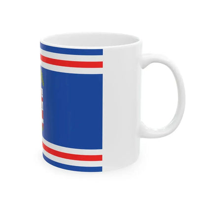 Flag of the Province of Cuneo Variant (Italy) White Coffee Mug - Go Mug Yourself