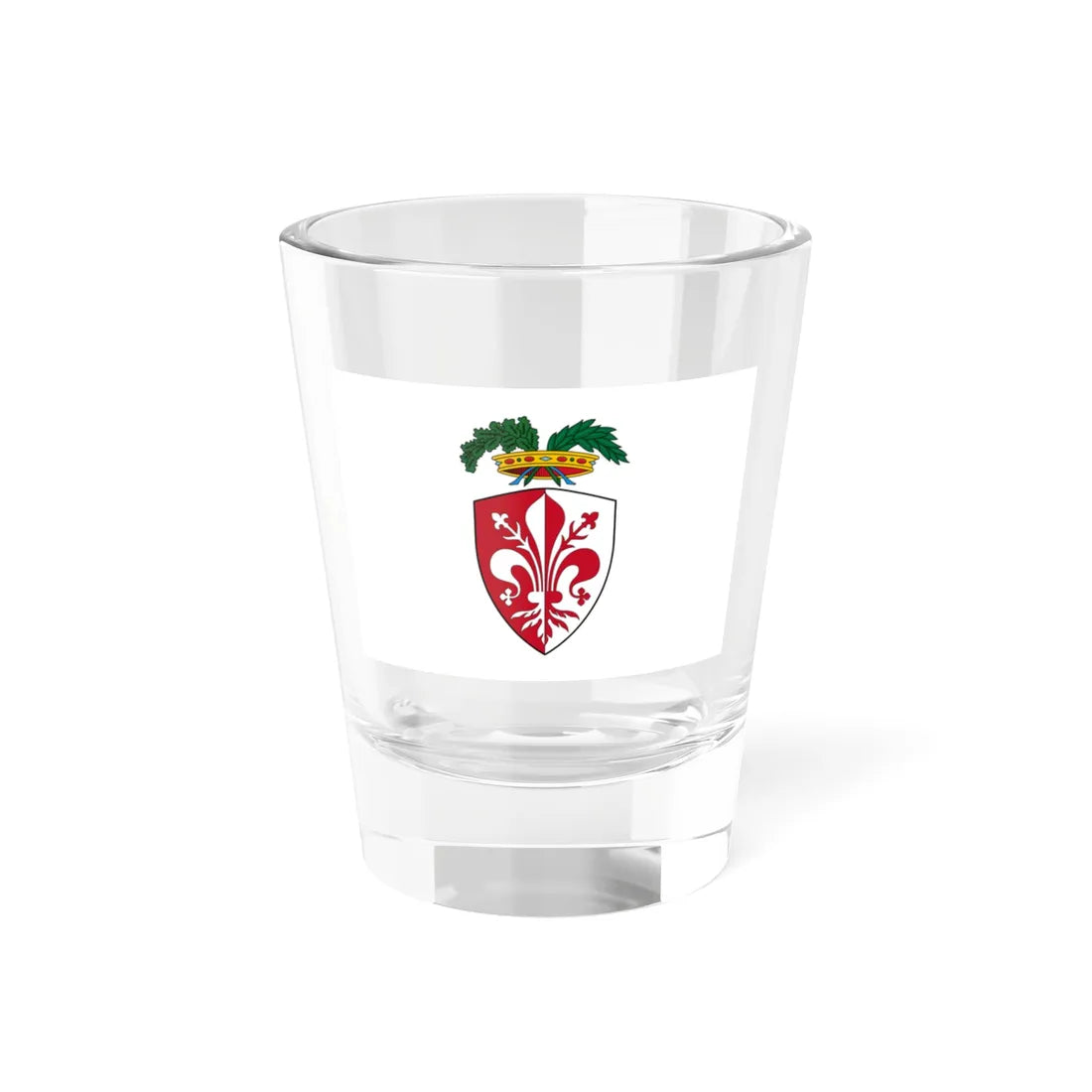 Flag of the Province of Florence (Italy) Shot Glass 1.5oz 1.5oz - Go Mug Yourself