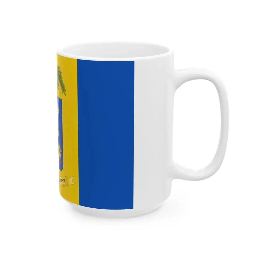 Flag of the Province of Frosinone (Italy) White Coffee Mug - Go Mug Yourself