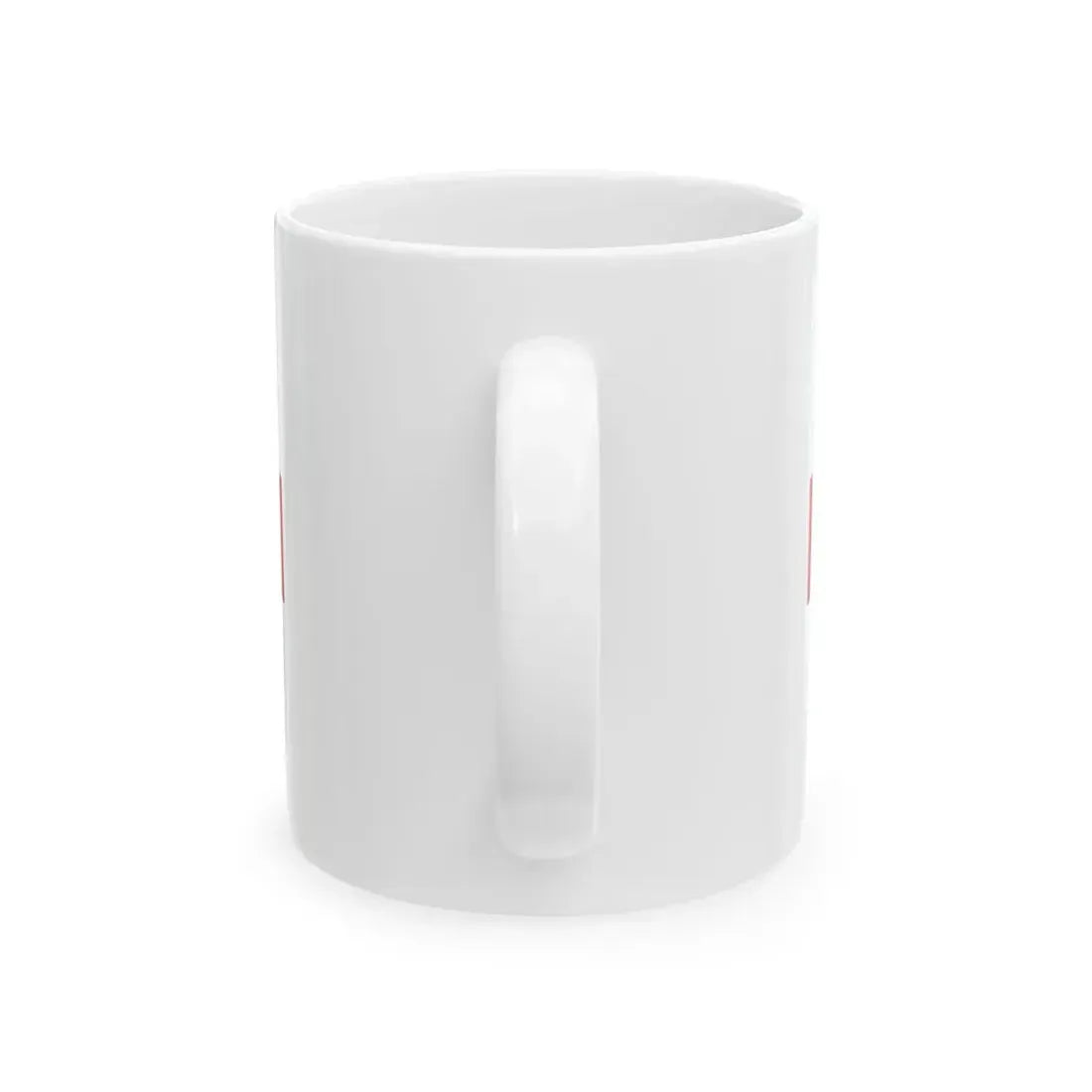 Flag of the Province of Genoa (Italy) White Coffee Mug - Go Mug Yourself