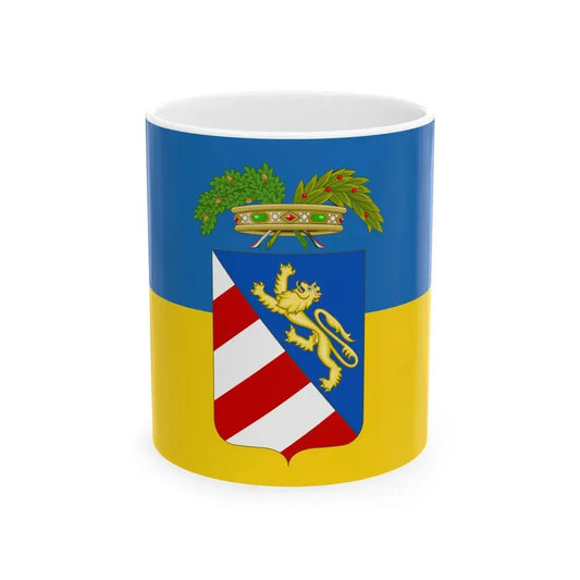 Flag of the Province of Gorizia (Italy) White Coffee Mug 11oz - Go Mug Yourself