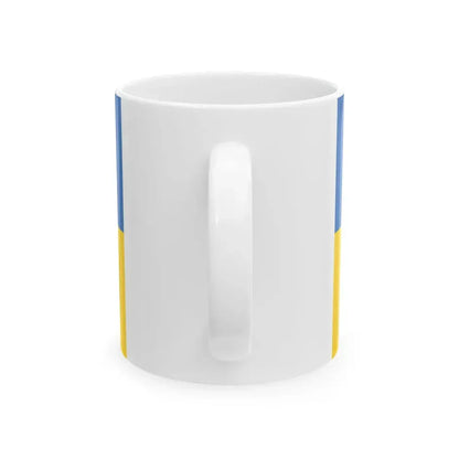 Flag of the Province of Gorizia (Italy) White Coffee Mug - Go Mug Yourself