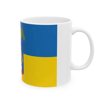 Flag of the Province of Gorizia (Italy) White Coffee Mug - Go Mug Yourself
