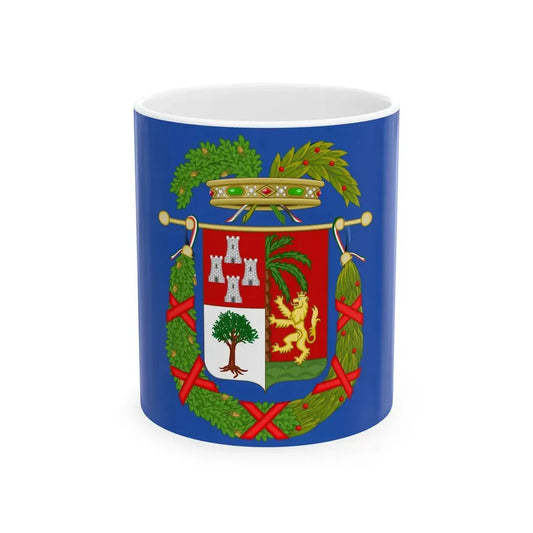 Flag of the Province of Imperia (Italy) White Coffee Mug 11oz - Go Mug Yourself