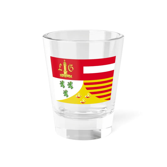 Flag of the Province of Liège (Belgium) Shot Glass 1.5oz 1.5oz - Go Mug Yourself