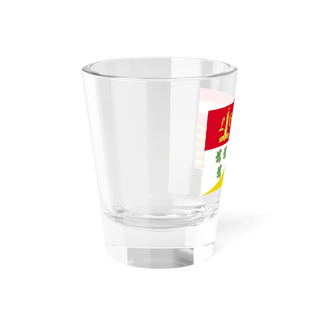 Flag of the Province of Liège (Belgium) Shot Glass 1.5oz - Go Mug Yourself