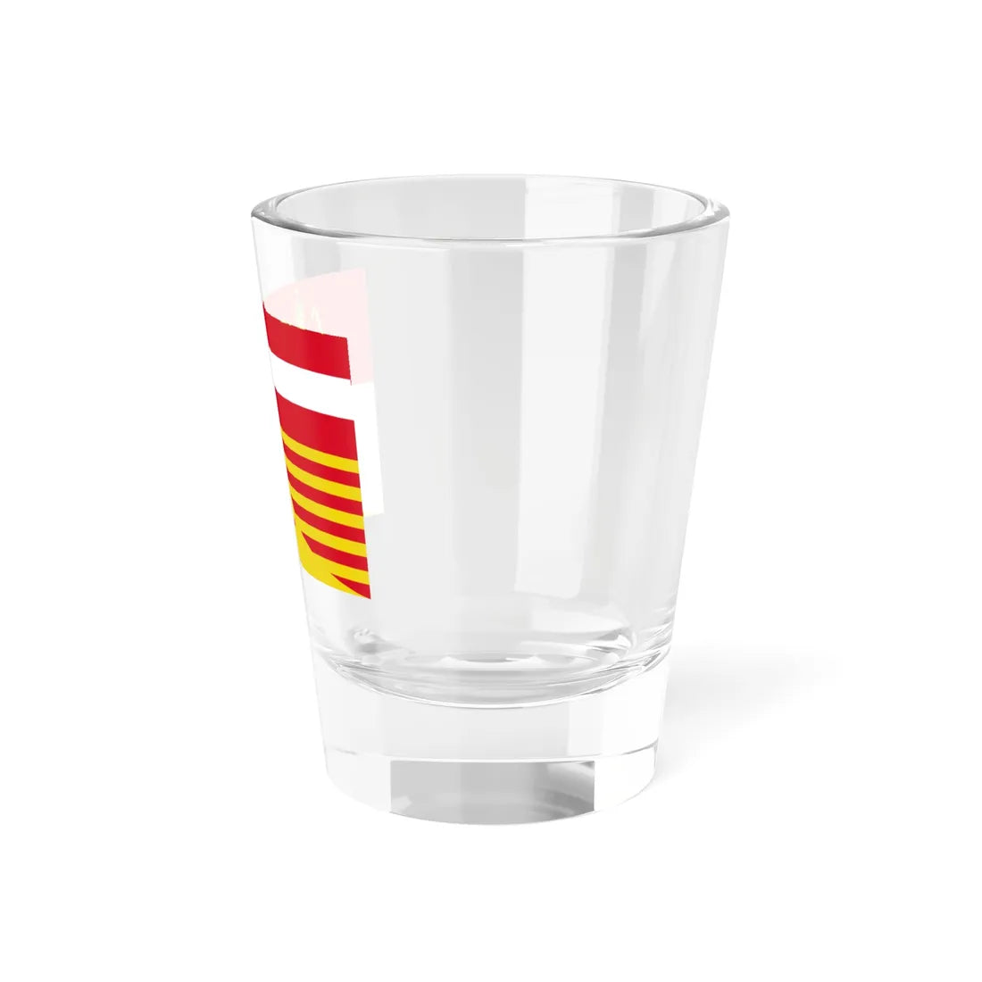 Flag of the Province of Liège (Belgium) Shot Glass 1.5oz - Go Mug Yourself