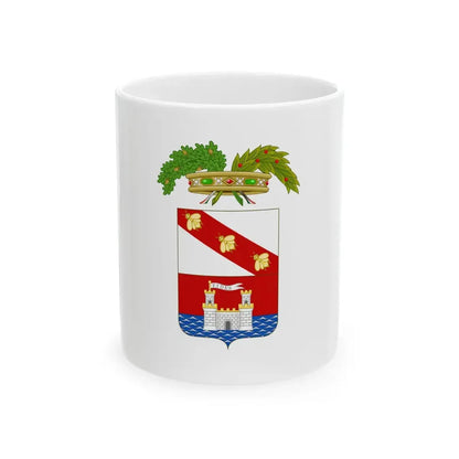 Flag of the province of Livorno (Italy) White Coffee Mug 11oz - Go Mug Yourself