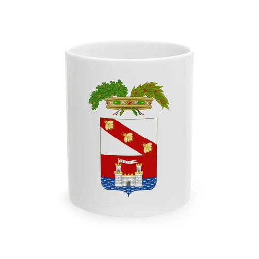 Flag of the province of Livorno (Italy) White Coffee Mug 11oz - Go Mug Yourself