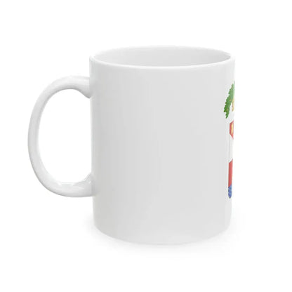 Flag of the province of Livorno (Italy) White Coffee Mug - Go Mug Yourself