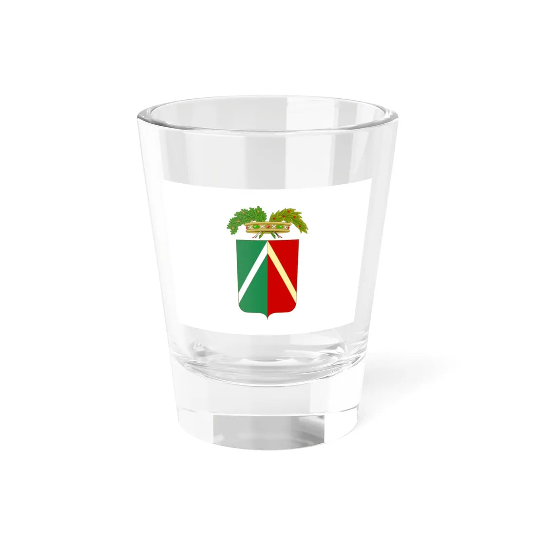 Flag of the Province of Lodi (Italy) Shot Glass 1.5oz 1.5oz - Go Mug Yourself