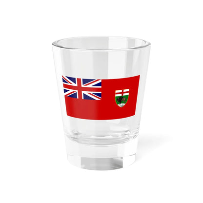 Flag of the Province of Manitoba (Canada) Shot Glass 1.5oz 1.5oz - Go Mug Yourself
