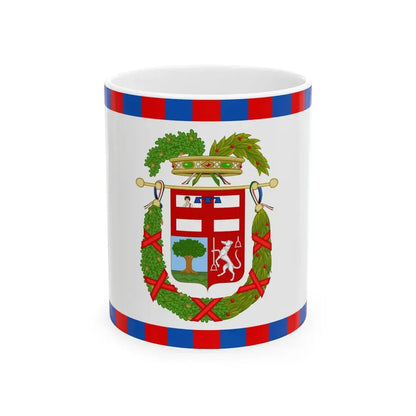 Flag of the Province of Mantua (Italy) White Coffee Mug 11oz - Go Mug Yourself