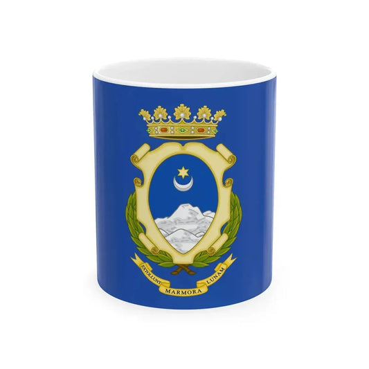 Flag of the Province of Massa-Carrara (Italy) White Coffee Mug 11oz - Go Mug Yourself