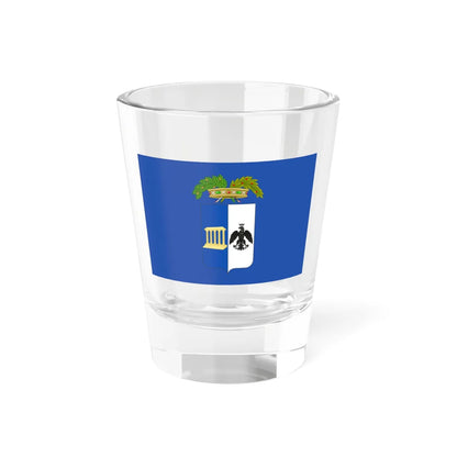 Flag of the Province of Matera Variant (Italy) Shot Glass 1.5oz 1.5oz - Go Mug Yourself