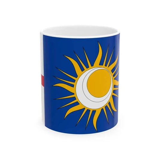 Flag of the Province of Milan (Italy) White Coffee Mug 11oz - Go Mug Yourself