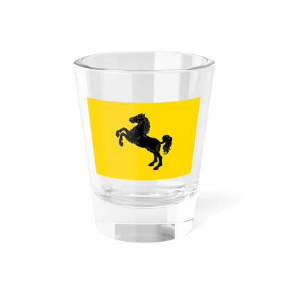 Flag of the Province of Naples (Italy) Shot Glass 1.5oz 1.5oz - Go Mug Yourself