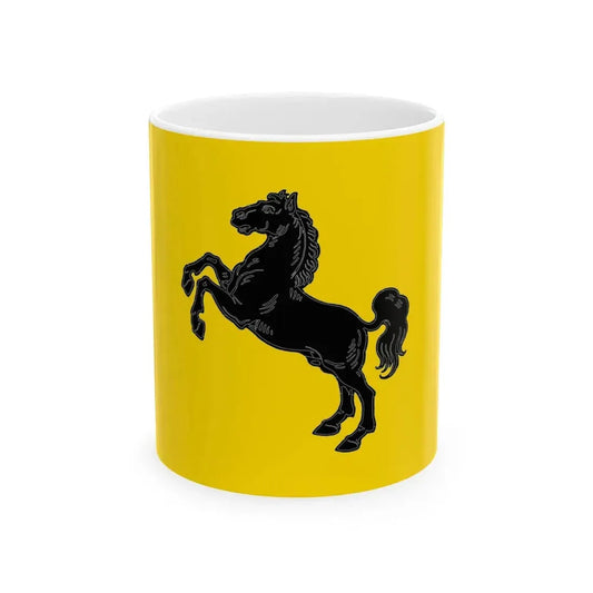 Flag of the Province of Naples (Italy) White Coffee Mug 11oz - Go Mug Yourself
