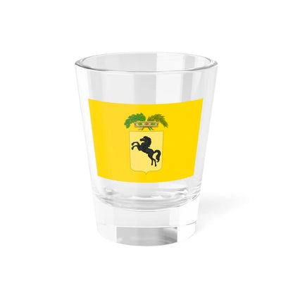 Flag of the province of Naples Variant (Italy) Shot Glass 1.5oz 1.5oz - Go Mug Yourself