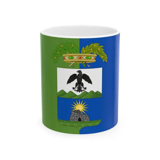 Flag of the Province of Nuoro (Italy) White Coffee Mug 11oz - Go Mug Yourself