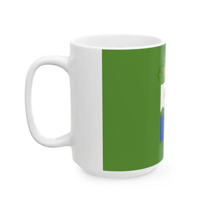 Flag of the Province of Nuoro (Italy) White Coffee Mug - Go Mug Yourself