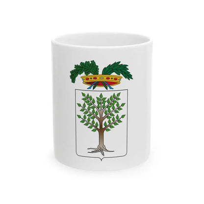 Flag of the Province of Oristano (Italy) White Coffee Mug 11oz - Go Mug Yourself