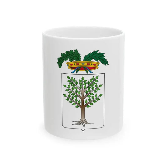 Flag of the Province of Oristano (Italy) White Coffee Mug 11oz - Go Mug Yourself