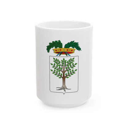 Flag of the Province of Oristano (Italy) White Coffee Mug 15oz - Go Mug Yourself