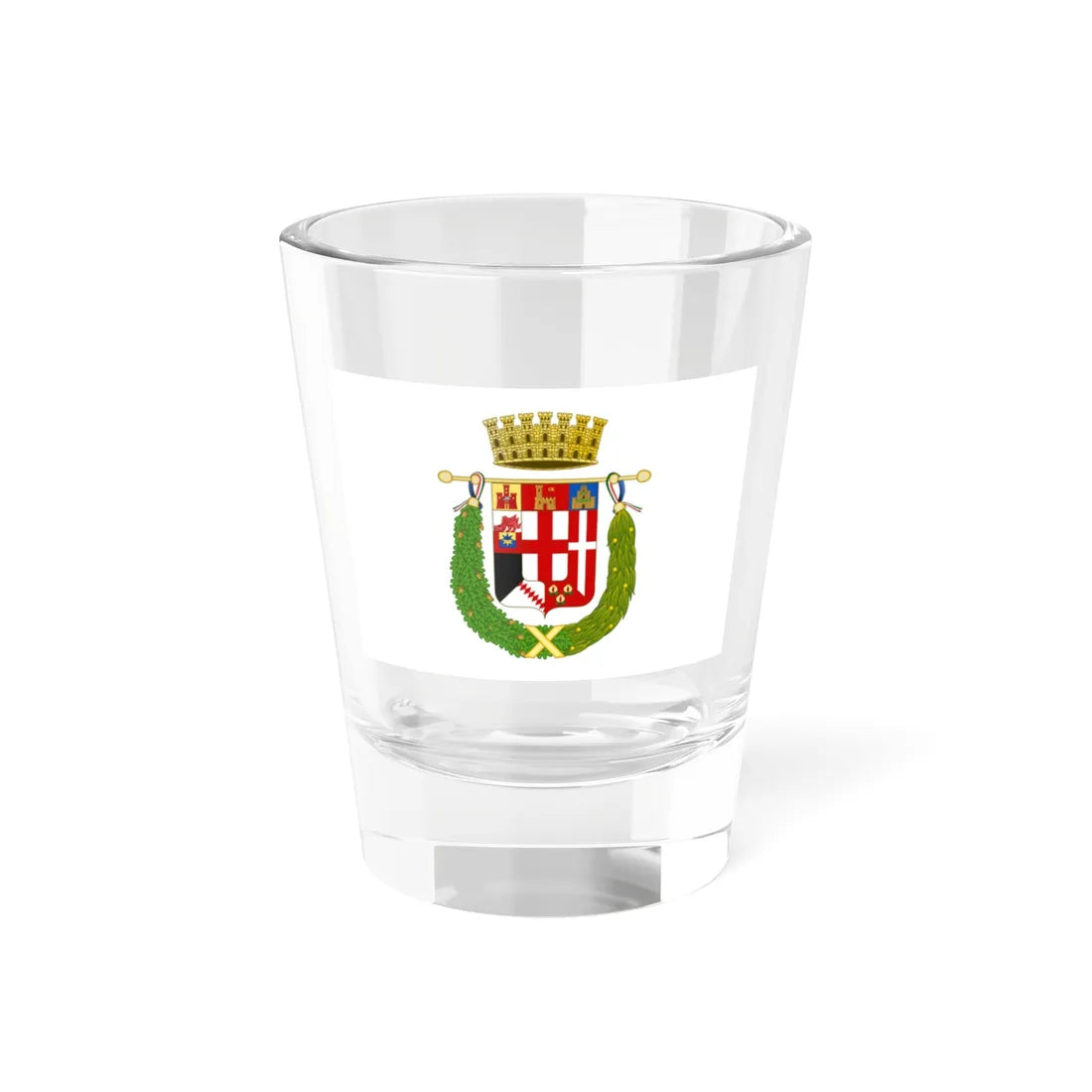 Flag of the Province of Padua 2 (Italy) Shot Glass 1.5oz 1.5oz - Go Mug Yourself