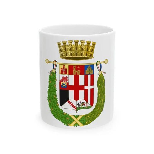Flag of the Province of Padua (Italy) White Coffee Mug 11oz - Go Mug Yourself