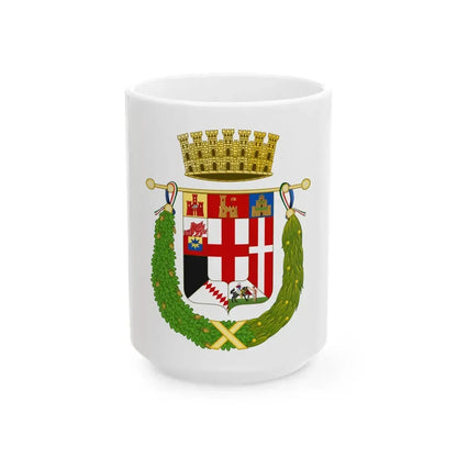 Flag of the Province of Padua (Italy) White Coffee Mug 15oz - Go Mug Yourself