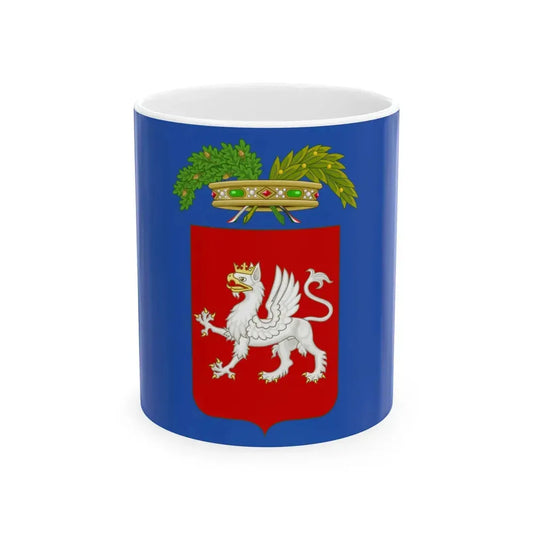 Flag of the province of Perugia (Italy) White Coffee Mug 11oz - Go Mug Yourself