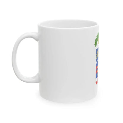 Flag of the province of Pesaro-Urbino (Italy) White Coffee Mug - Go Mug Yourself