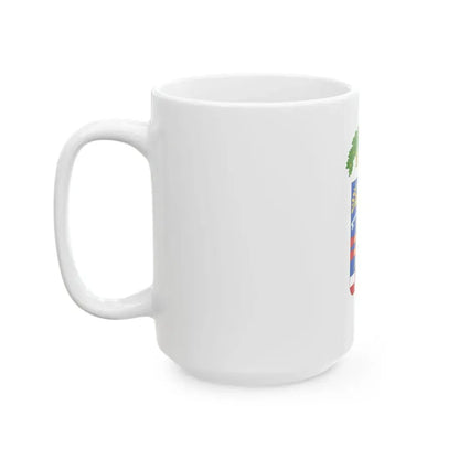 Flag of the province of Pesaro-Urbino (Italy) White Coffee Mug - Go Mug Yourself