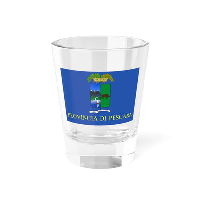 Flag of the Province of Pescara (Italy) Shot Glass 1.5oz 1.5oz - Go Mug Yourself