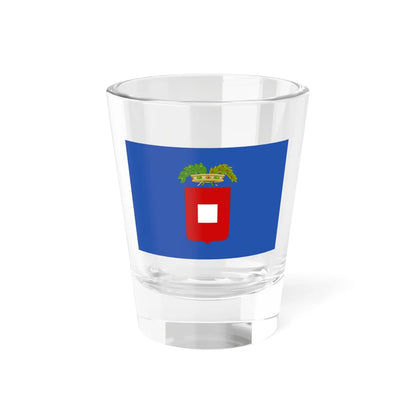 Flag of the province of Piacenza Variant (Italy) Shot Glass 1.5oz 1.5oz - Go Mug Yourself
