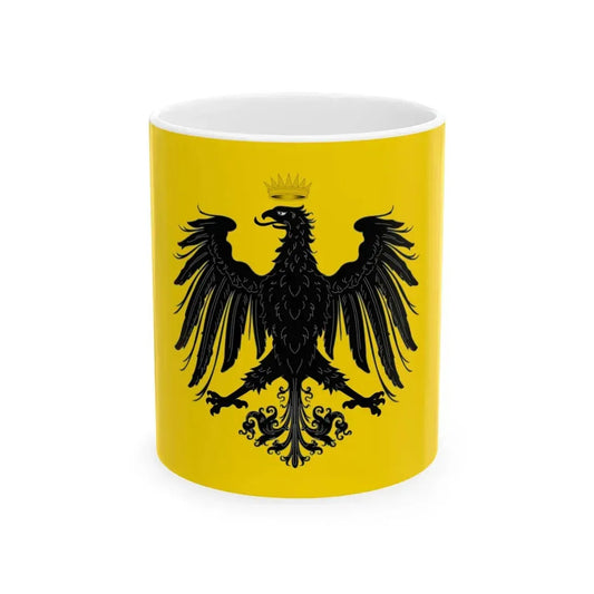 Flag of the province of Pisa (Italy) White Coffee Mug 11oz - Go Mug Yourself
