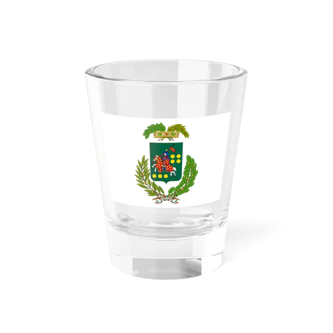 Flag of the Province of Prato (Italy) Shot Glass 1.5oz 1.5oz - Go Mug Yourself