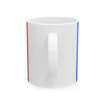 Flag of the Province of Rome (Italy) White Coffee Mug - Go Mug Yourself