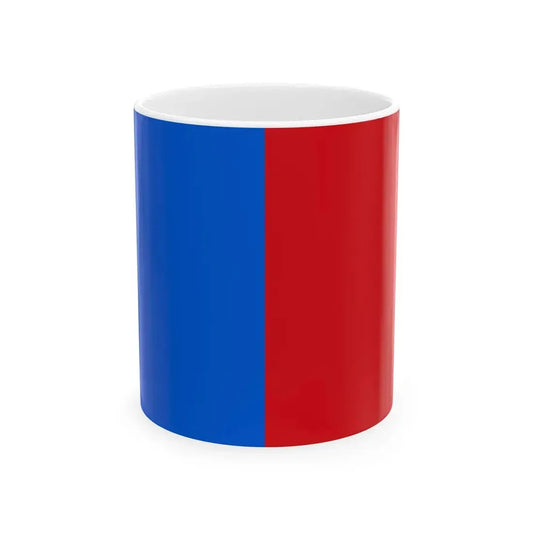 Flag of the province of Rome Variant (Italy) White Coffee Mug 11oz - Go Mug Yourself