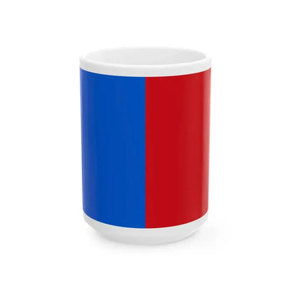 Flag of the province of Rome Variant (Italy) White Coffee Mug 15oz - Go Mug Yourself